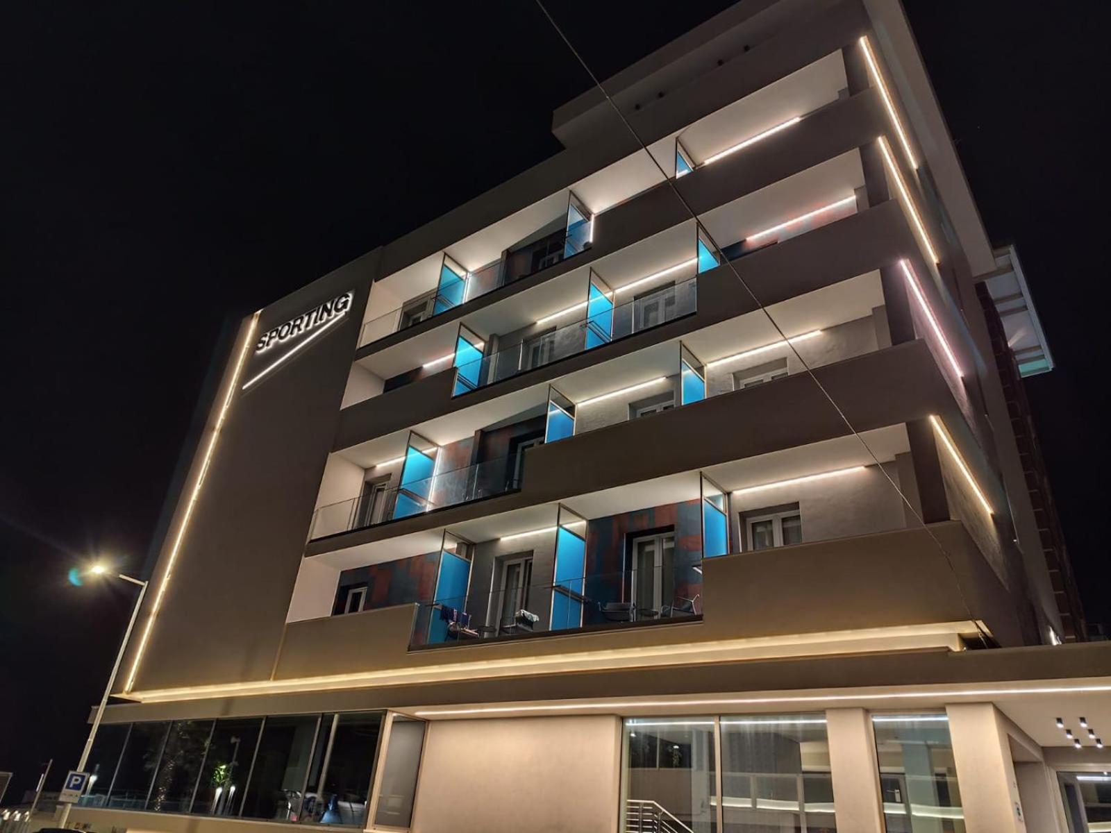 Hotel Sporting Riccione Exteriér fotografie